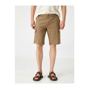 Koton Men's Light Brown Shorts & Bermuda