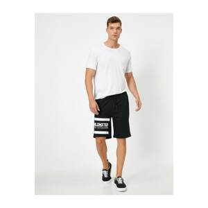 Koton Shorts - Black - Normal Waist