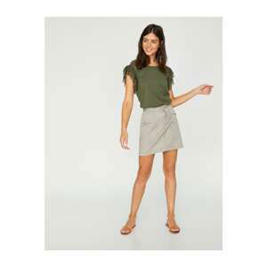 Koton Belt Detailed Skirt