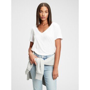 GAP T-shirt organic vintage v-neck - Women's