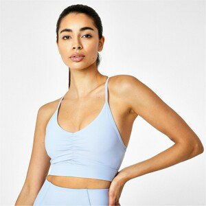 USA Pro Ruched Racer Back Sports Bra