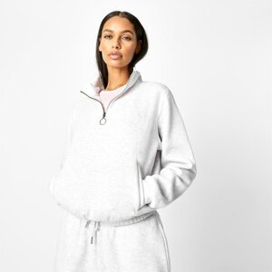 Slazenger x Sophia & Cinzia Quarter Zip Crop Sweatshirt