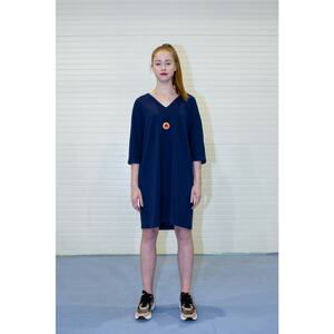 Och Woman's Dress Camea Navy Blue