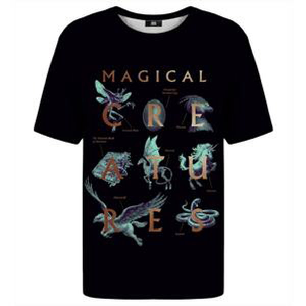 Mr. GUGU & Miss GO Unisex's Magical Creatures T-Shirt TSH HP033
