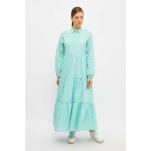 Trendyol Mint Gingham Dress