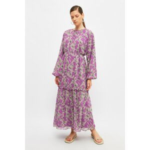 Trendyol Lilac Floral Dress