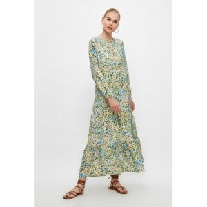 Trendyol Green Floral Detailed Dress