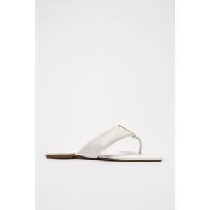 Trendyol White Flip-Flops Women's Slippers