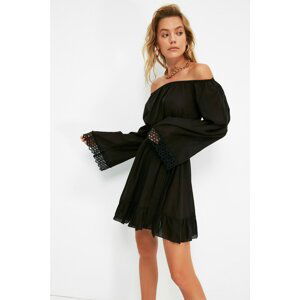 Trendyol Black Collar Detailed Dress