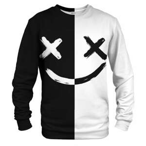 Bittersweet Paris Unisex's B&W Face Sweater S-Pc Bsp514