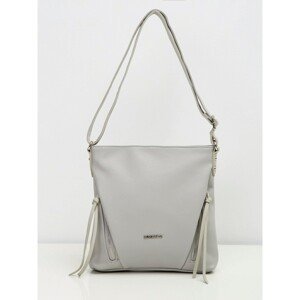 Light gray women´s handbag