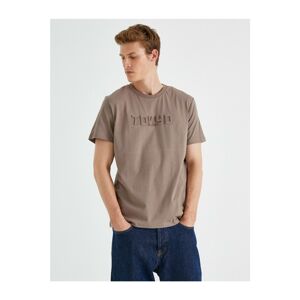 Koton Slogan T-Shirt Crew Neck Cotton