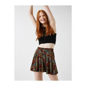 Koton Floral Skirt Mini