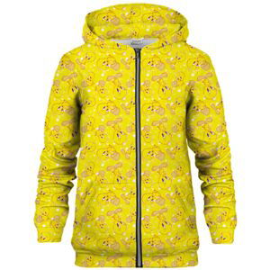 Bittersweet Paris Unisex's Tweety Pattern Zip Hoodie Hkz-U-Pc Lt012