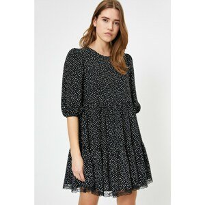 Koton Lace Detailed Balloon Sleeve Dress