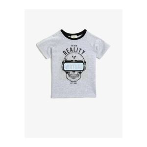 Koton Boy's Light Change Printed T-Shirt Cotton