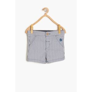 Koton Blue Baby Boy Pocket Detailed Shorts