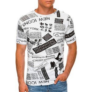 Edoti Men's printed t-shirt S1473
