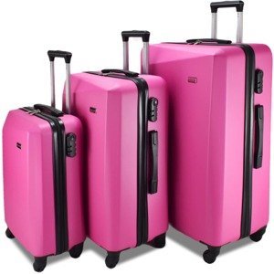 Semiline Woman's ABS Suitcases Set T5468  20 inches 24 inches 28 inches