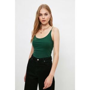 Trendyol Emerald Green Knitted Snap Body Body