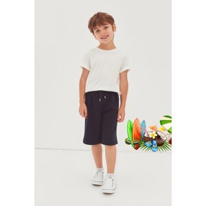 Trendyol Navy Blue Boy Knitted Shorts & Bermuda