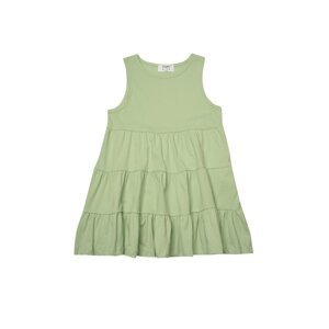 Trendyol Mint Flounce Girl Knitted Dress