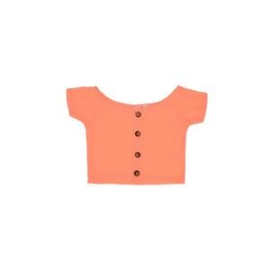 Trendyol Orange Button Girl Knitted Blouse