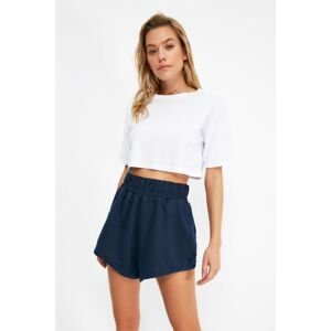 Trendyol Navy Blue Knit Shorts & Bermuda