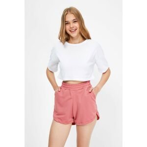 Trendyol Dried Rose Knitted Shorts & Bermuda