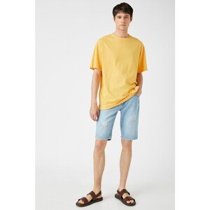 Koton Shorts - Blue - Normal Waist