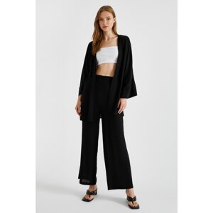 Koton Women's Black Wide Leg Pants