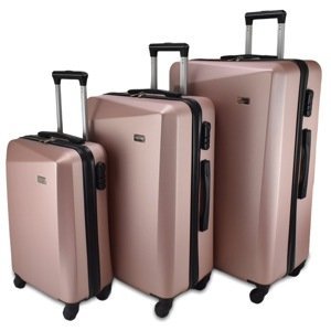 Semiline Woman's ABS Suitcases Set T5470  20 inches 24 inches 28 inches
