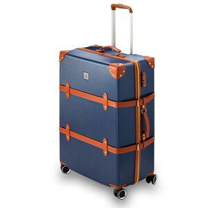 Semiline Unisex's ABS Suitcase P8240-1 Navy Blue 28 inches