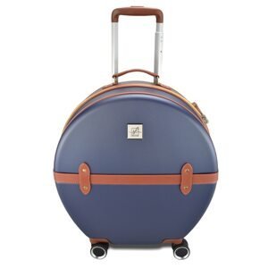 Semiline Unisex's ABS Suitcase P8240-2 Navy Blue