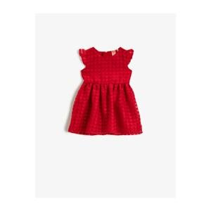 Koton Girl Red Heart Dress
