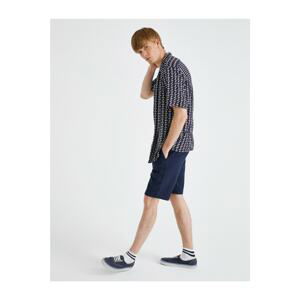 Koton Men's Navy Blue Shorts & Bermuda