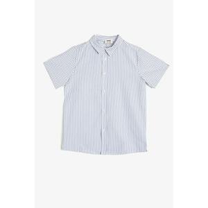 Koton Boy's White Striped Shirt