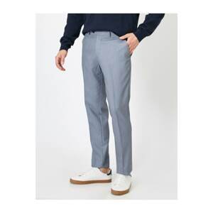 Koton Pocket Detailed Patterned Slim Fit Trousers