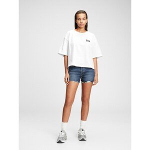 GAP T-shirt Logo boxes step hem t-shirt