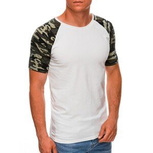 Edoti Men's plain t-shirt S1476