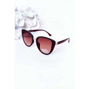 Women's Butterfly Sunglasses Brown Ombre