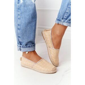 Espadrilles on a straw sole Lu Boo beige