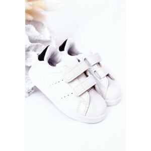 Children's Sneakers With Velcro White-Black California