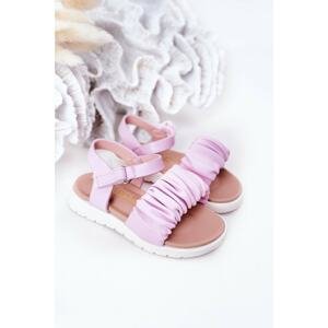 Children's Velcro Sandals Purple Aimy