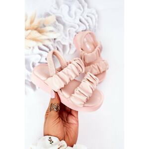 Children's Sandals With Drawstring Pink Sweetness