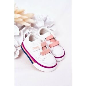 Children's Sneakers With Welt White Pink Baxter
