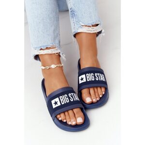 Women's Slippers Big Star HH274A015 Navy