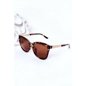 Women's Polarized Sunglasses Marbled Brown