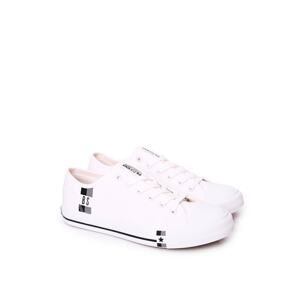 Men's Classic Big Star Sneakers - White