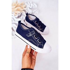 Children's Velcro Sneakers Navy Blue Avengers